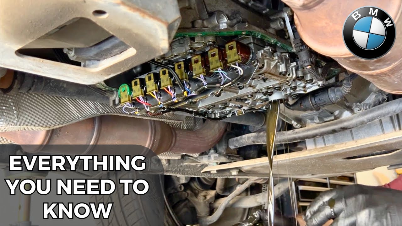 BMW X5 Transmission Oil & Filter Change Complete Process with Torque