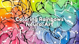 🌈Let's PLAY!! Try NEURO-ART!! #coloringrainbows #neuroart #watercolor