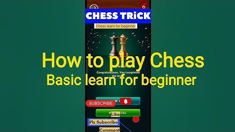 How to Play Chess,Learn chess Trick|| Chessmaster chessking||Gaming Final Game