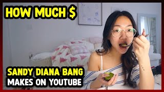 This Is How much money Sandy Diana Bang makes on YouTube 2024.