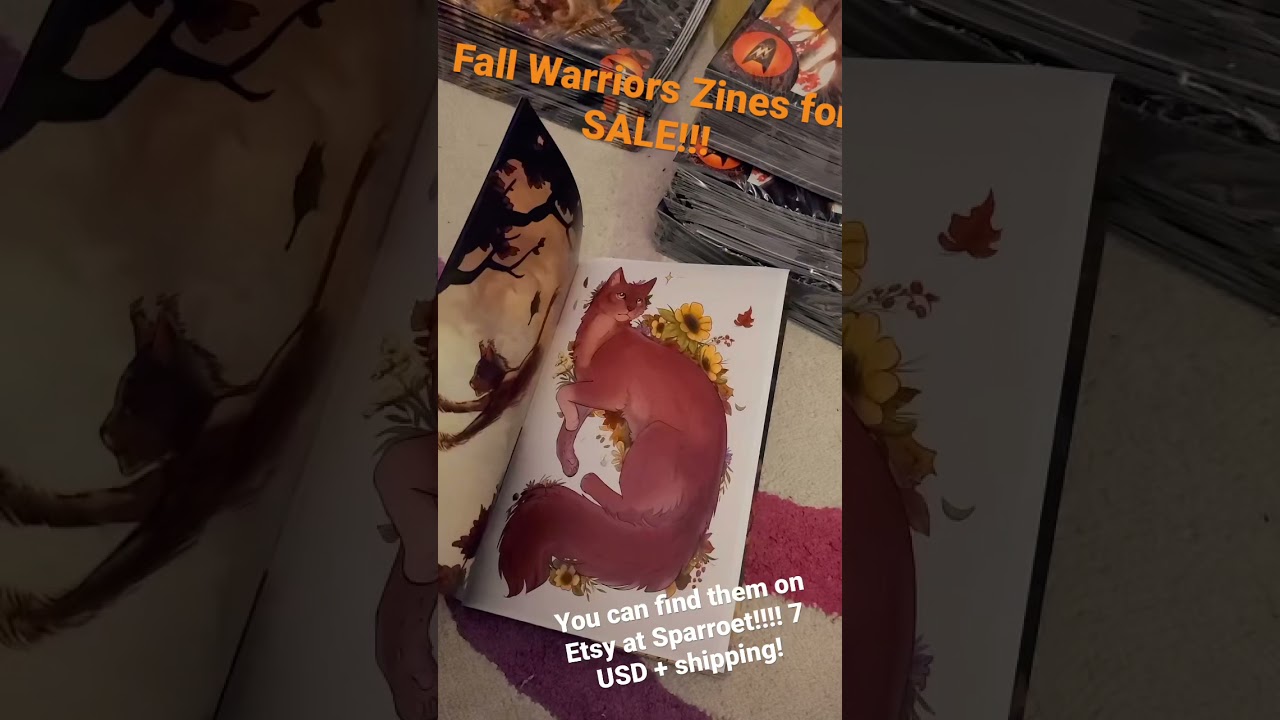 WARRIOR CATS FALL ZINE FOR SALE!!! 🍂