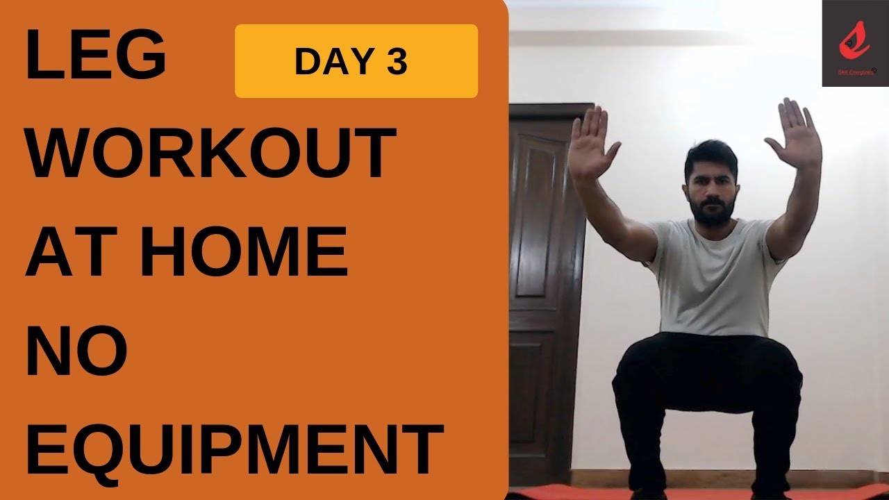 Leg Exercises At Home No Equipment Day 3 YouTube