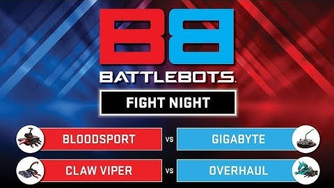 Fight Card #7 Battlebots WCVII Episode 7
