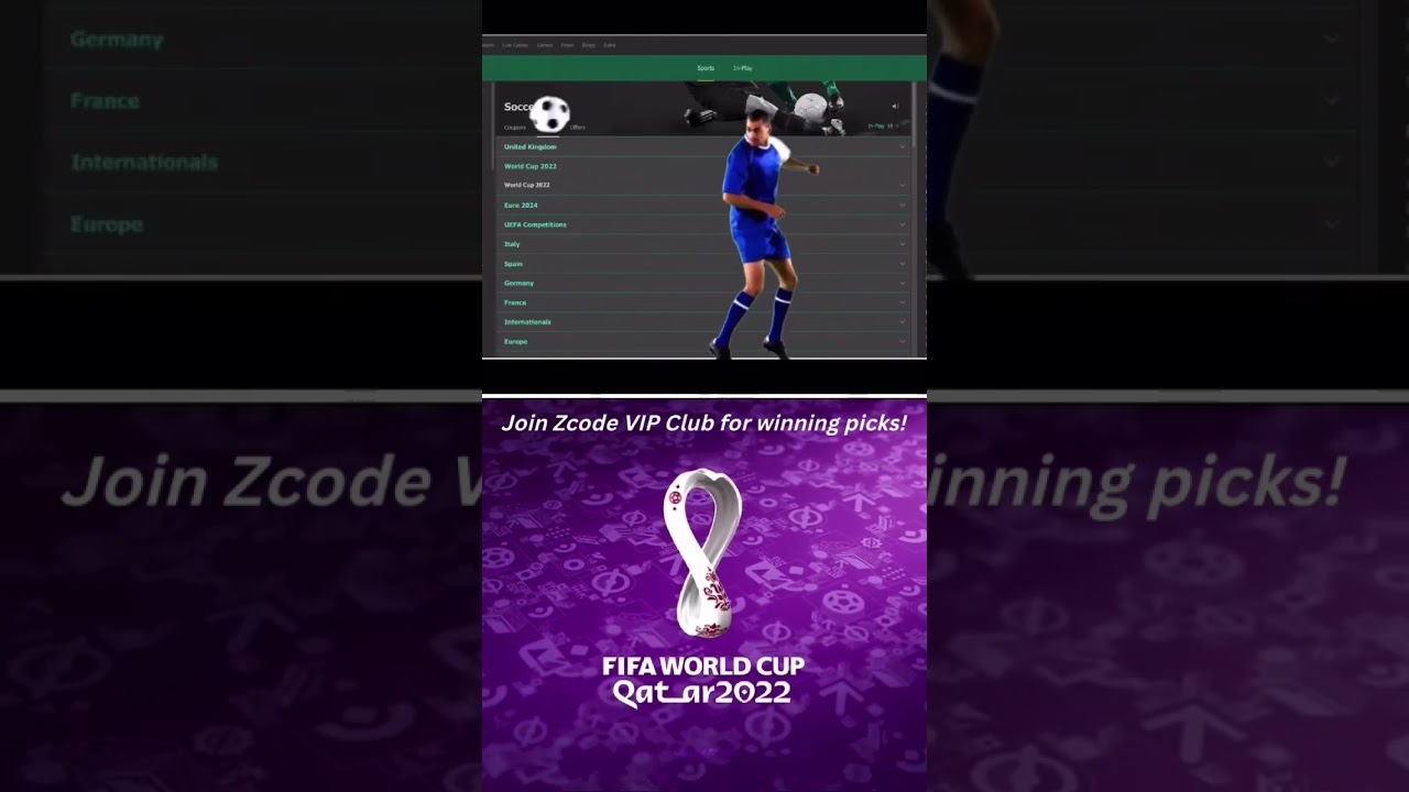 Zcode System VIP Club: FIFA World Cup 2022  ⚽️