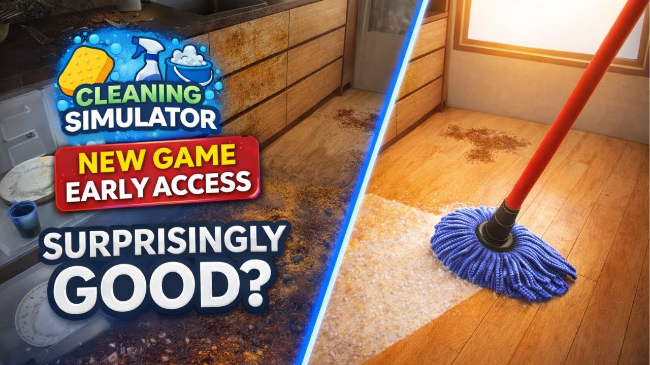 I Didn’t Expect This… | Cleaning Simulator Early Access Gameplay - YouTube