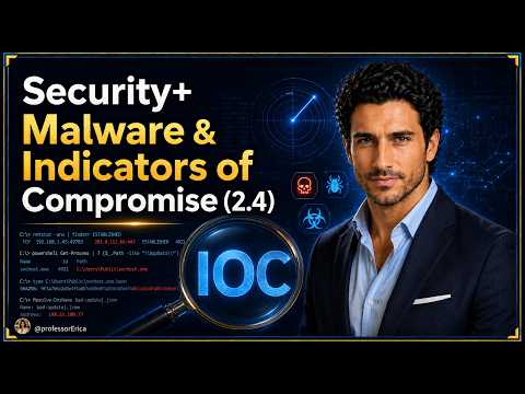 Video CompTIA Security+ Malware & Indicators of Compromise (2.4)