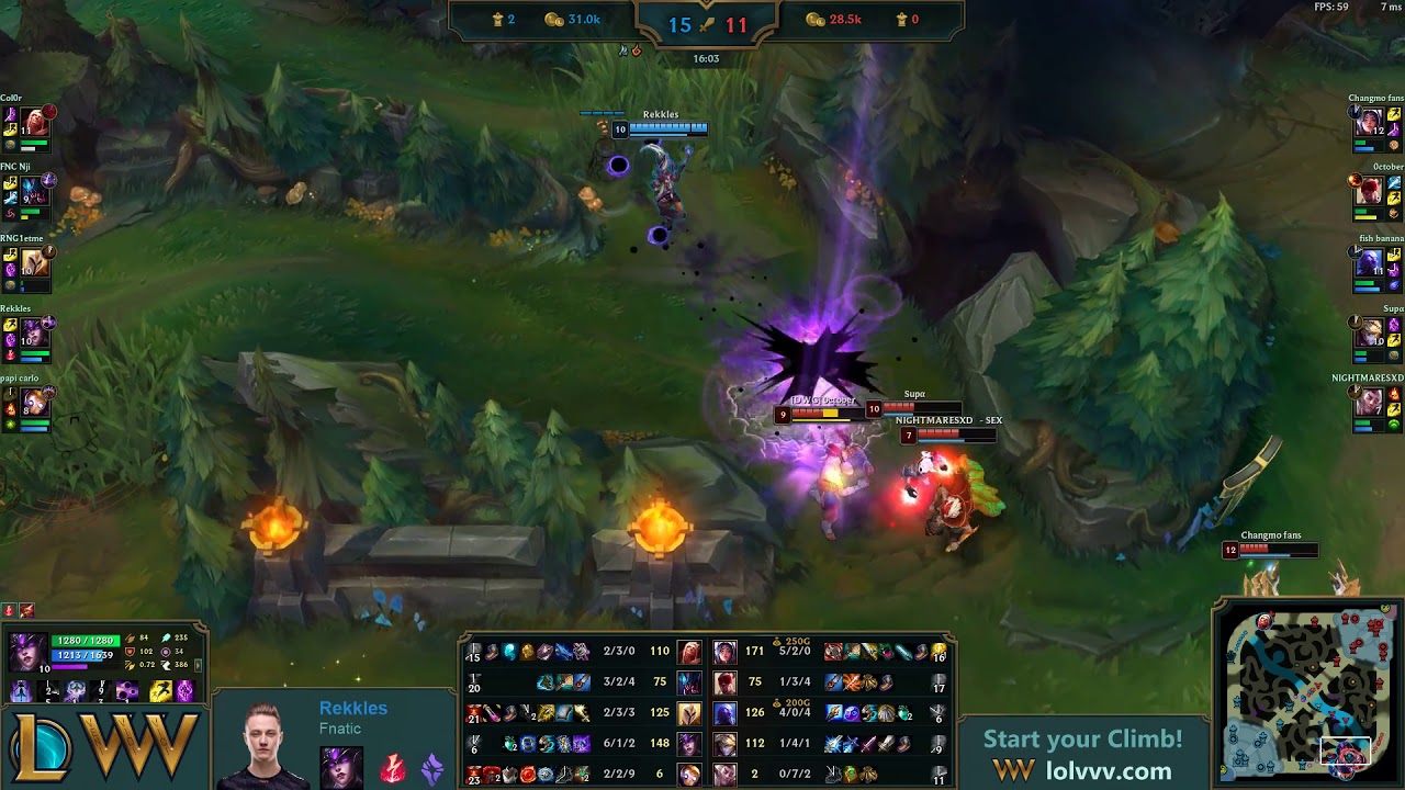 Syndra Triplekill by Rekkles on Patch 9.19