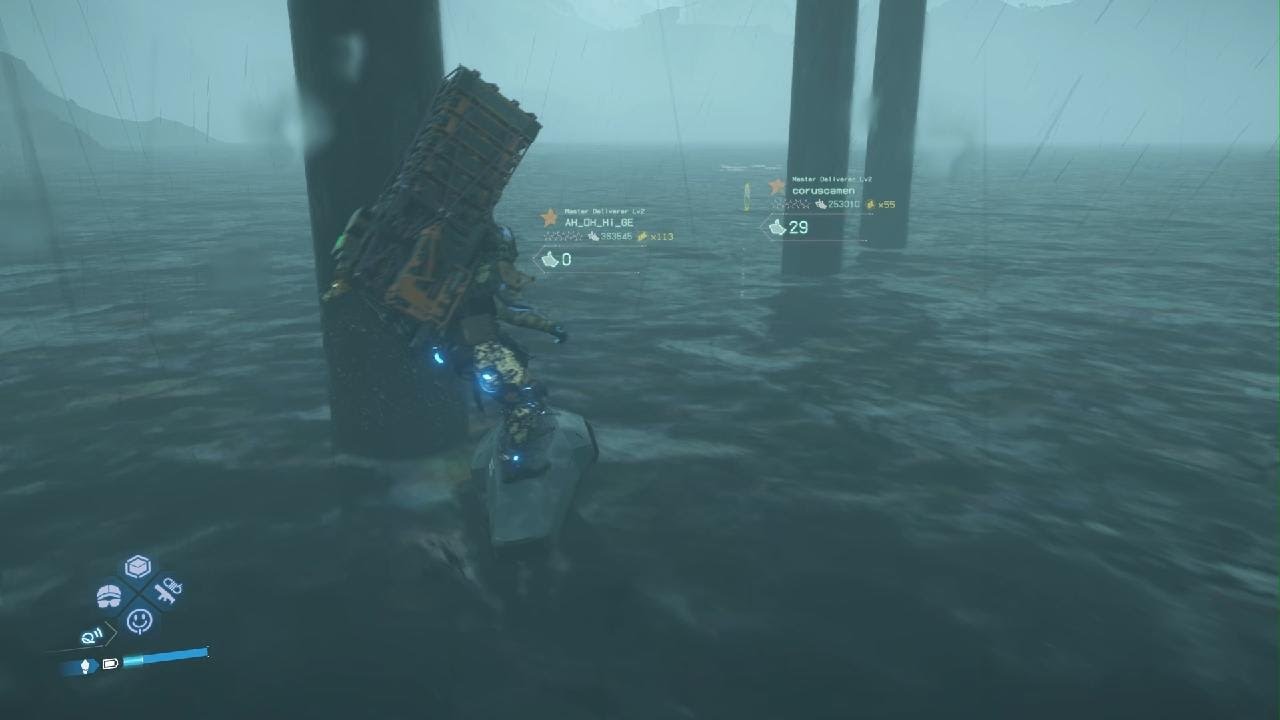 Death Stranding 2 - BT Megalocarcinus Vs The Lord of the Tar Lake - BT Cetus Capture