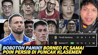Pundits and Bobotoh react after Borneo FC equals Persib Bandung's points
