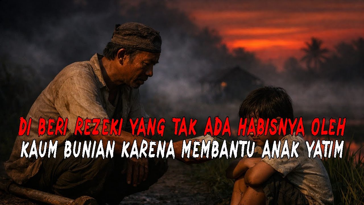 DI BERI REZEKI YANG TAK ADA HABISNYA OLEHKAUM BUNIAN KARENA MEMBANTU ANAK YATIM