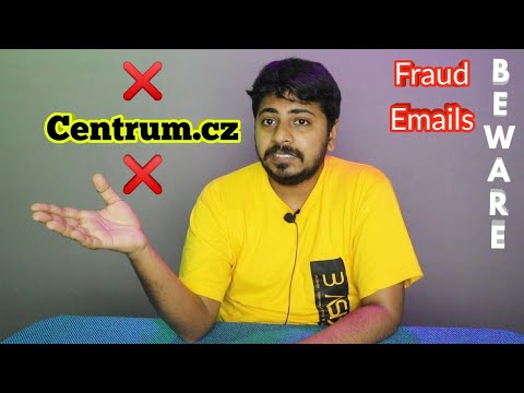 Centrum.cz emails scam | Fraud alert | Beware of centrum.sk fraud emails