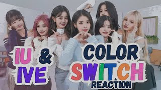 Download lagu IU Meets IVE: Switching Colors on Palette #reaction