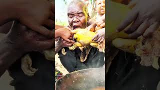 African Tribes Eating in the Wild 🌿🍲 | Real Jungle Life #shorts #africa #junglelife