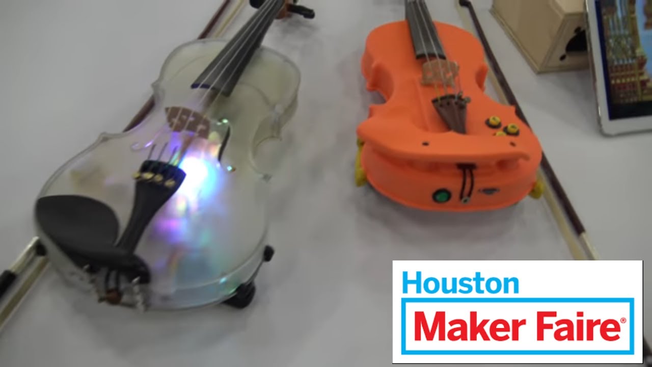 Houston Maker Faire 2018: 3D Printed Violins