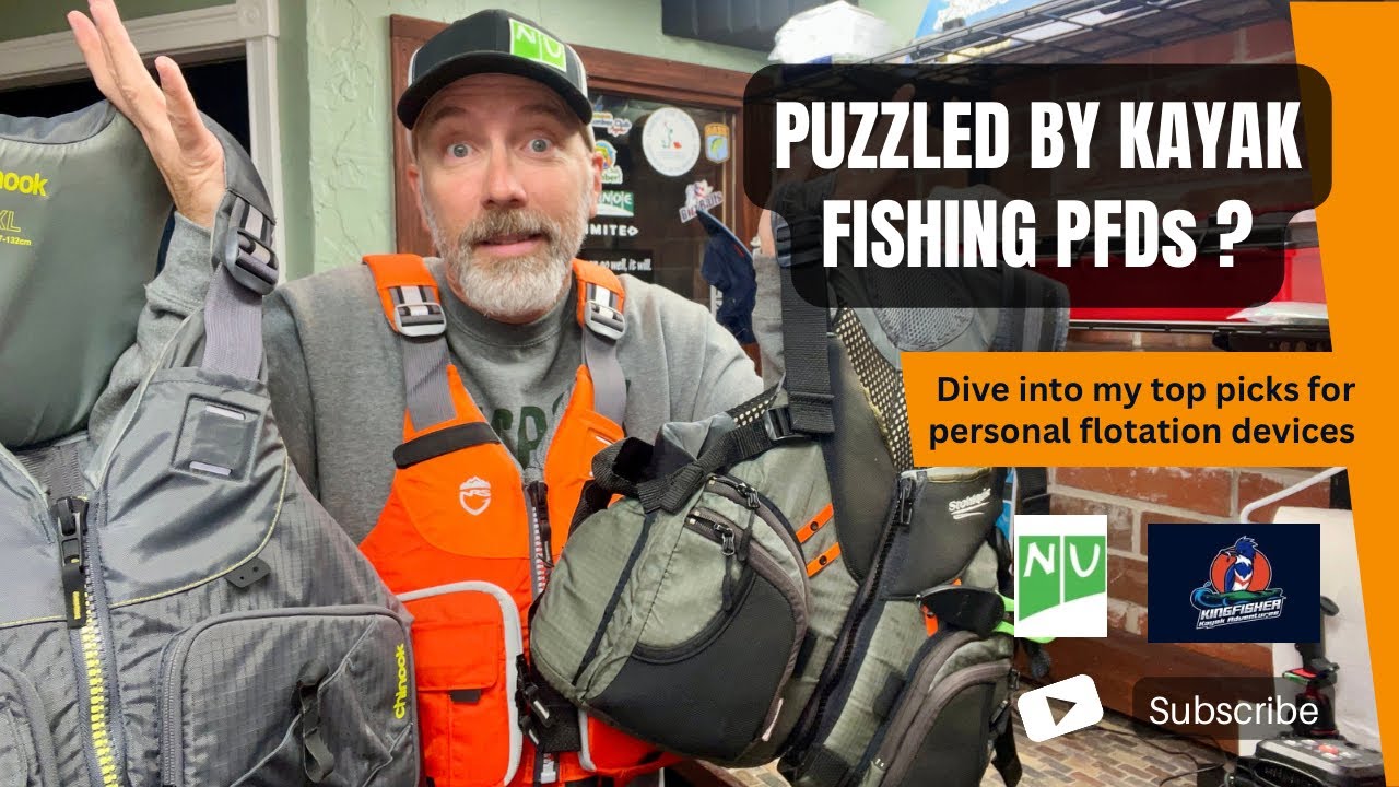 Puzzled By Kayak Fishing PFDs? My top picks and review for kayak fishing  personal flotation devices. 