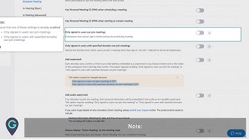 How to enable and lock Add Watermark for all users in Zoom