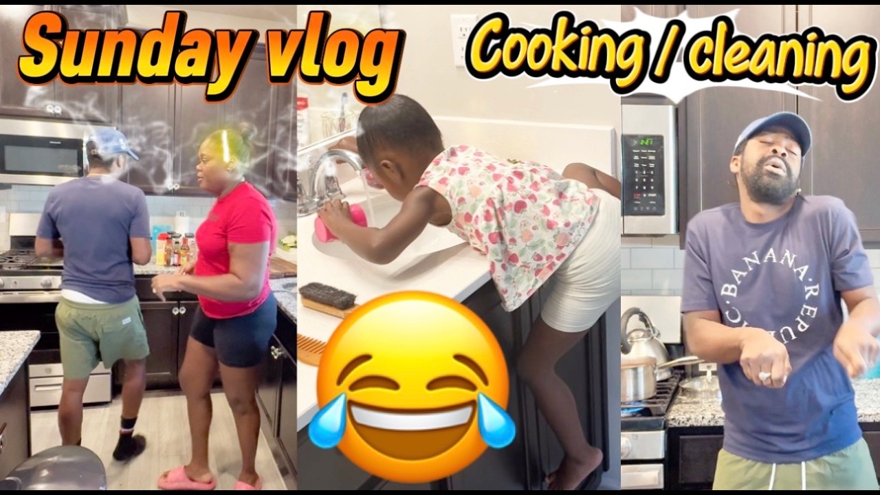 SUNDAY COOKING + CLEANING+ BLESSING  PUTTING ON A SHOW 