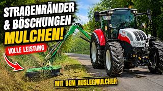 Straßenränder und Böschungen mulchen – Volle Leistung mit dem Auslegmulcher