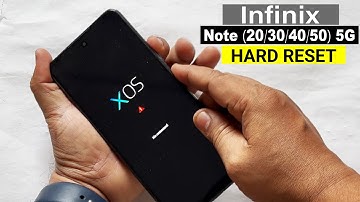 Infinix Note (20/30/40/50) 5G - Hard Reset | Pin Pattern Unlock | Format
