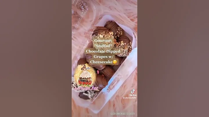 Gourmet "Stuffed" Grapes w/Cheesecake by Bow'Tealful,LLC