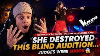Alexandra Căpitănescu - Welcome To The Jungle She Destroyed This Blind Audition Judges Were Shook