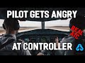 (REAL) PILOT GETS ANGRY AT CONTROLLER | Aviation Incidents | ATC Air Traffic