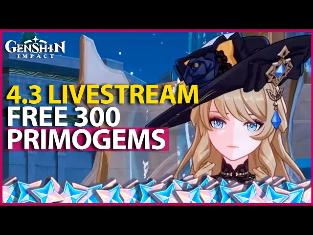 CONFIRMED!! VERSION 4.2 LIVESTREAM and 300 Primogems Reward CODES – Genshin  Impact 