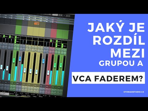 Video: Jaký je rozdíl mezi VCA a skupinami?