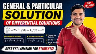 general and particular solution of differential equations
