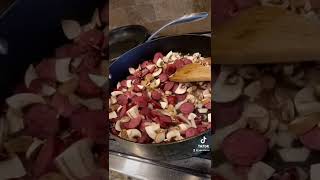 Ravioli with Italian sausages