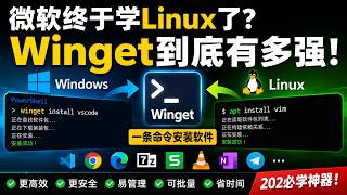 微软终于学Linux了？Winget到底有多强！｜科技奇类