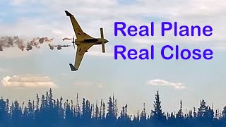 Rutan Long Ez Chased by Motor Bike CYRM Airport Canada for a TV Comercial