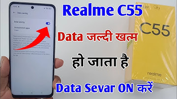 realme c55 me data Kaise bachaye / how to enable data saver mode in realme c55 / c55 data sevar