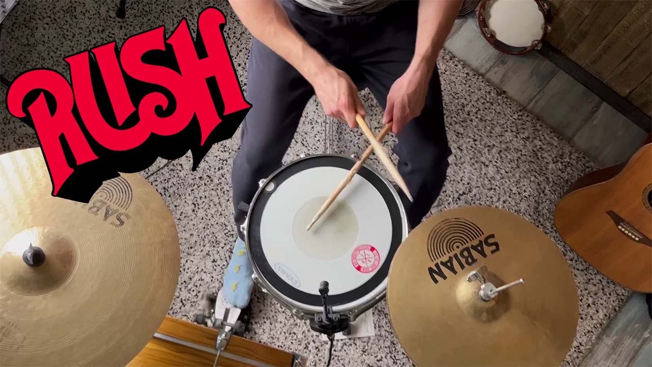 Tom Sawyer drum solo.. on a TWO PIECE KIT?!?! YouTube