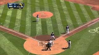 2013/04/04 Cabrera's RBI single