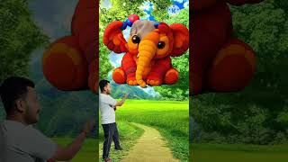 The Creative Elephant Mascot Takes Over the Football Field #shorts #viralvideo #viralshorts