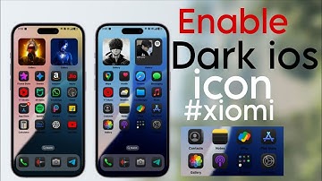 Enable dark ios icon in your xiomi phones || Redmi/Poco/Hyperos user 🕊