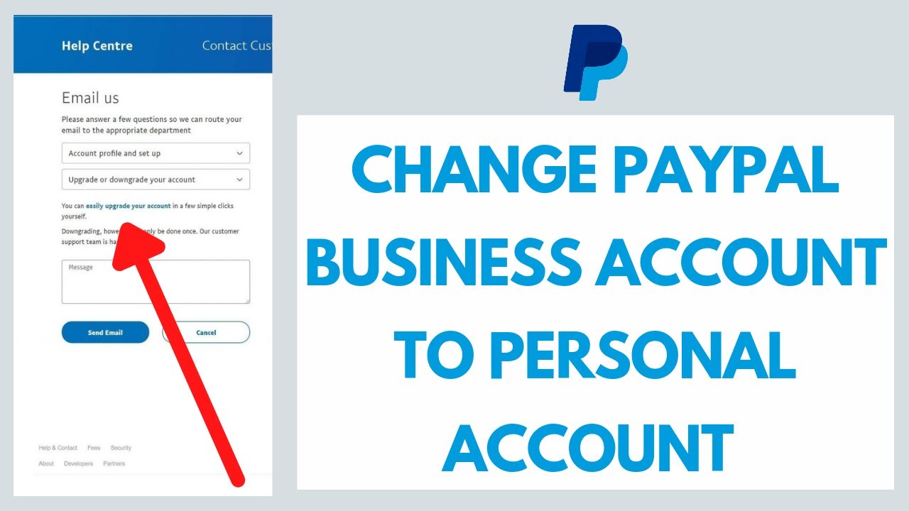 How to Change PayPal Business Account to Personal Account (2021) - YouTube
