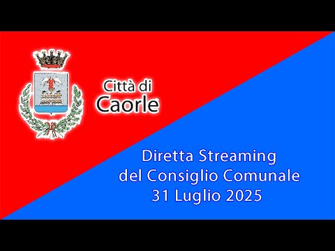 Consiglio Comunale del 31 Luglio 2025<br><br>in di...