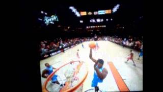 NBA Live 09 All-Star game-Dwayne Wade to LeBron from halfcourt