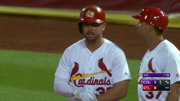 COL@STL: Garcia pads lead with an RBI infield single