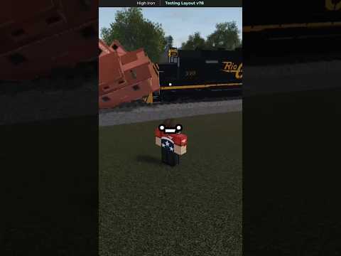 Average High Iron Experience 💀 #train #highiron #roblox #robloxfunny #railroad