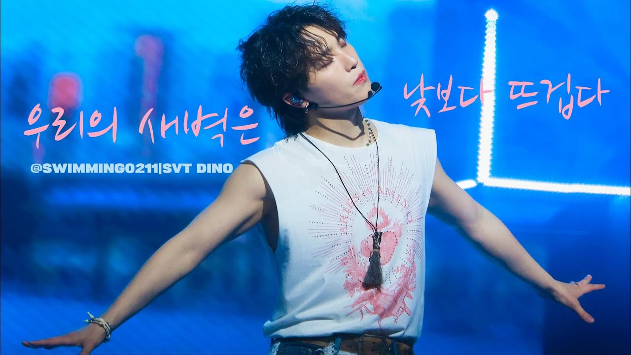 250525 세븐틴 SEVENTEEN 10TH ANNIVERSARY B-DAY PARTY : BURST Stage -우리의 새벽은 낮보다 뜨겁다 디노 DINO 4K focus 직캠