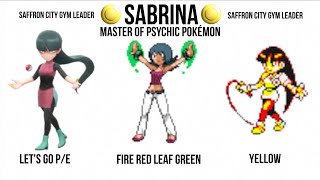 Gen 1 Pokemon trainer sprites evolution (Gym Leader Edition) screenshot 3