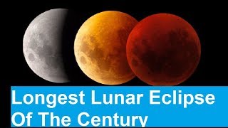 On Friday, July 27, the moon will transform into a reddish orange c...