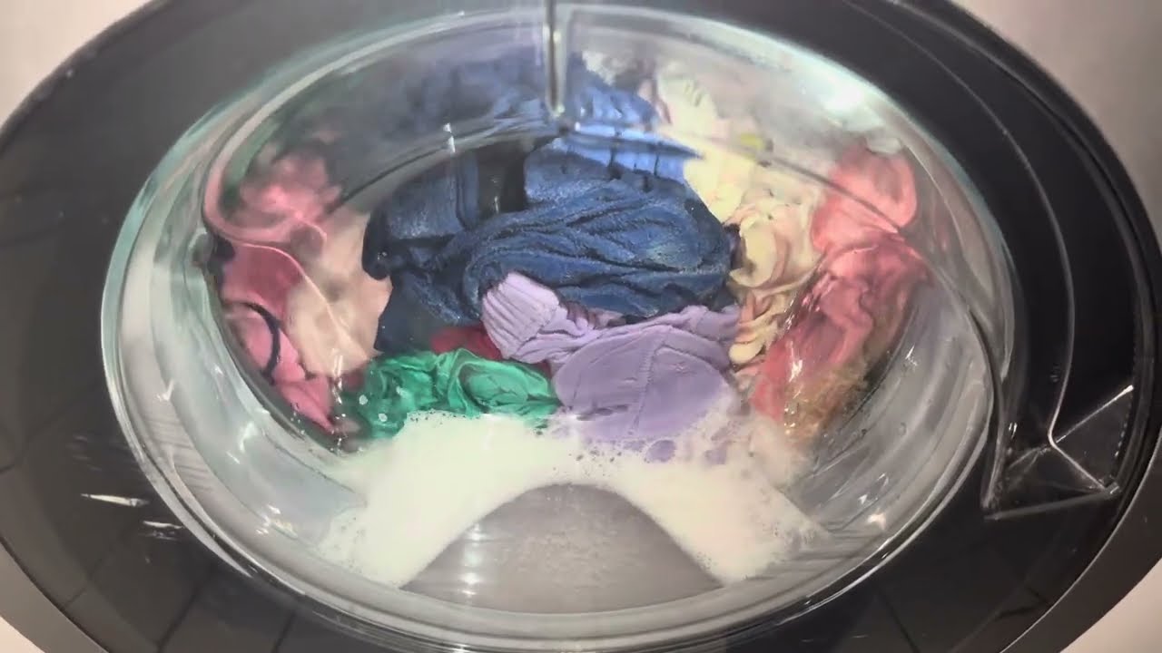 Bunte Wäsche waschen 🧺🌀|Ich benutze fast immer die gleichen Produkte 🧼 Baumwolle 40grad🌡️