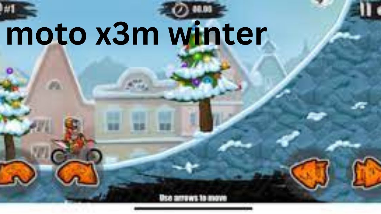 Have fun while Challenging yourself with MOTO X3M Winter Game