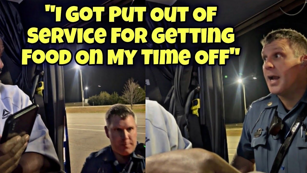 Водитель грузовика отстранён от работы на 10 часов за то, что покупал еду в свободное от работы в...