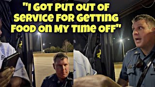 Truck Driver Gets Put Out Of Service For 10 Hrs For Getting Food On His Time Off & Logging Off Duty