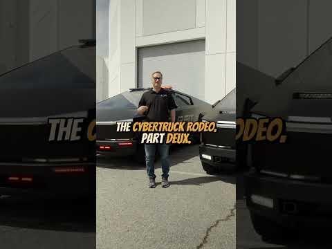 Video from the Cybertruck Rodeo